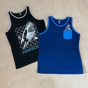 Old Navy Boys Graphic Tanks Size L/10-12
